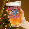 America 1776 - 2026 250 Years Of Freedom Print Beer Glass HA75 897028
