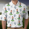 Custom Kid's Photo Best Dad By Par Polo Shirt HA75 892444