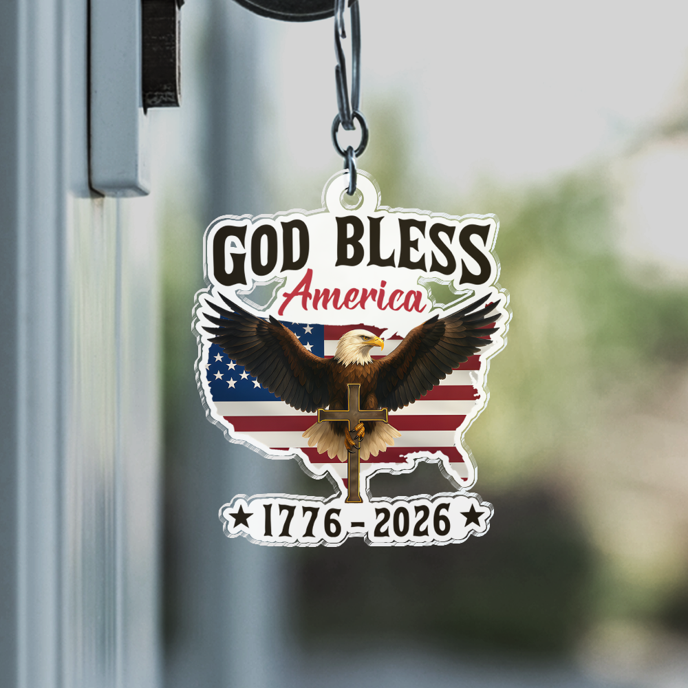 God Bless America Acrylic Keychain TH10 898939