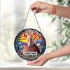 Custom Photo and Name Grandparent Memorial Stained Glass Suncatcher HA75 897150