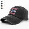America 1776 - 2026 250 Years Of Freedom Washed Denim Baseball Cap HA75 897016