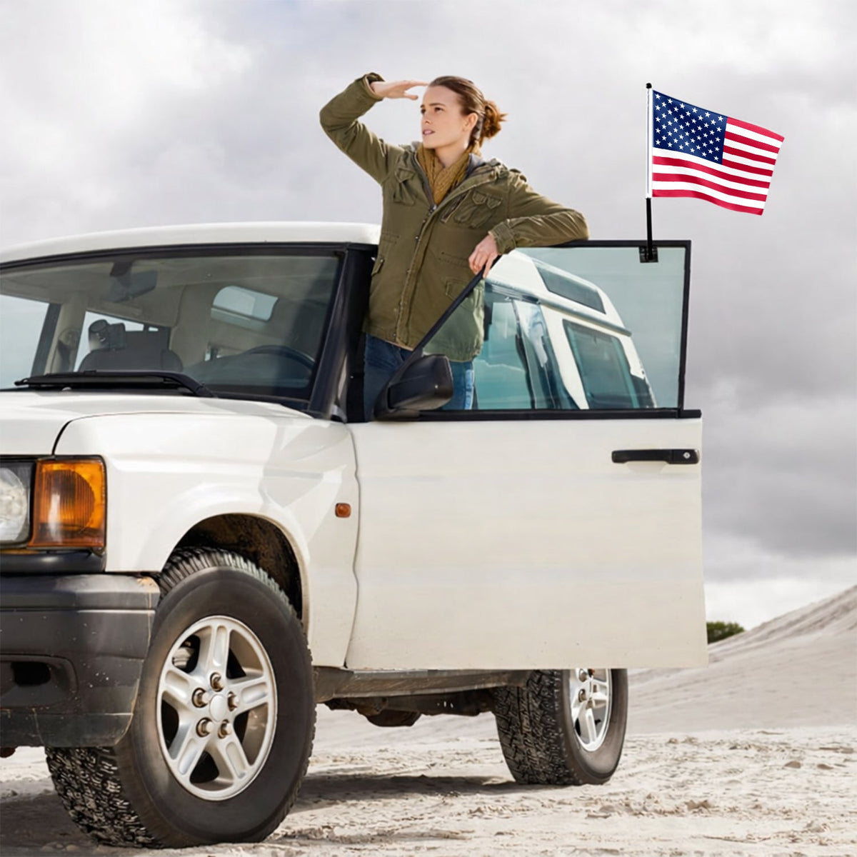 American Flag Car Flag, For Patriotic Parades and Celebrations HO82 900952