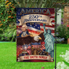 Custom Family Name USA 250th Anniversary Garden Flag LM32 897965
