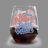 USA 250th Anniversary 250 Years of Freedom America Wine Glass HO82 894484