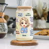 Personalized Teacher Daily Glass Can With Lid Gift For Teacher HA75 892620