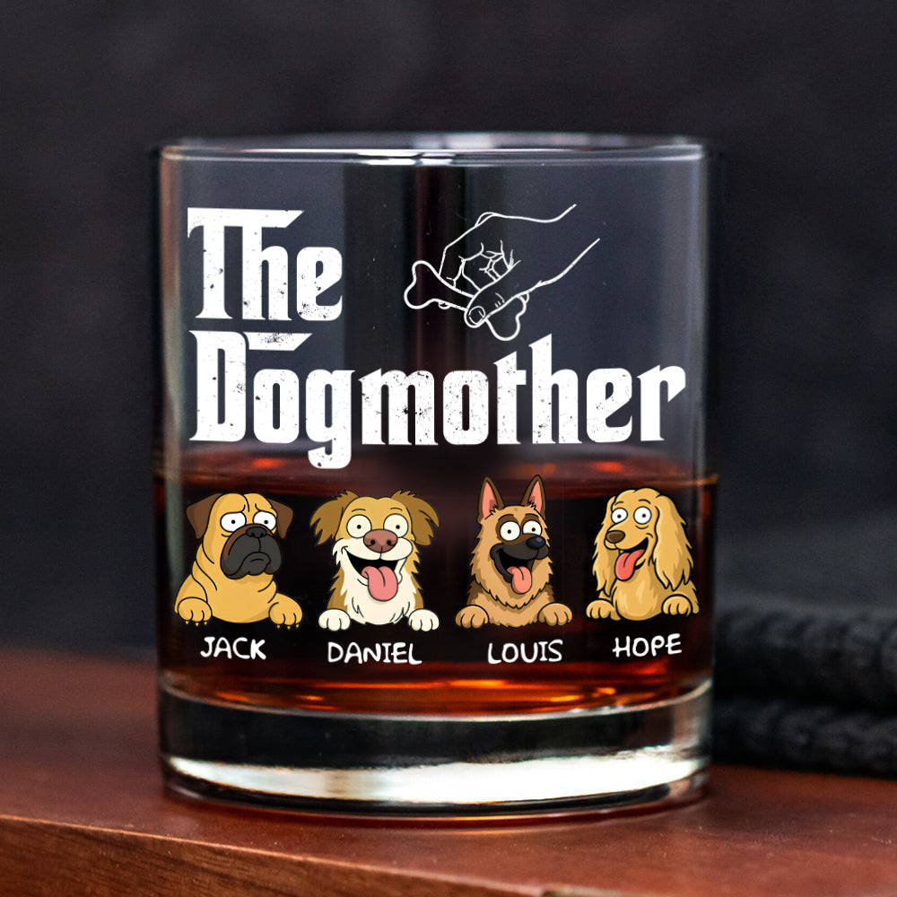 The DogFather Personalized Rock Glass Gift For Dog Lovers CH07 895648