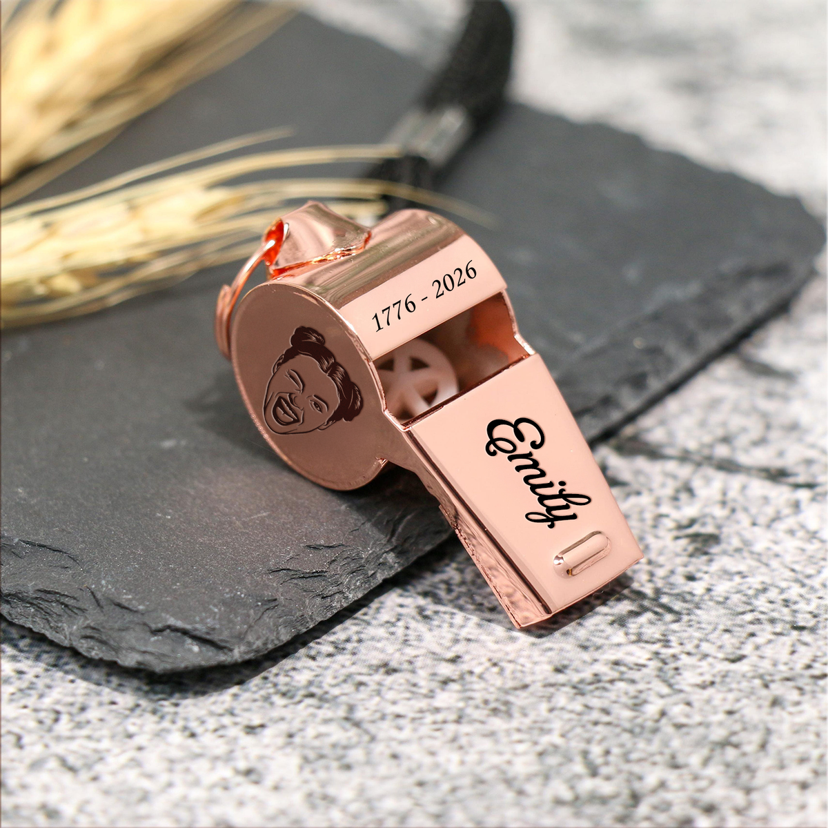 Custom Face Photo America 250 Coach Whistle Personalized Freedom Gift LM32 897907