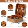 Custom Name With Floral Personalized Gift Travel Jewelry Box For Wife Valentine's Day TH10 898089