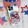 Custom Name American Pride Patriotic 250th Anniversary Eagle 1776–2026 Phone Case HO82 901204