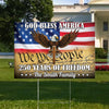 Personalized 250 Years Of Freedom, God Bless America Yard Sign HO82 900902