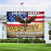 Personalized 250 Years Of Freedom, God Bless America Yard Sign HO82 900902