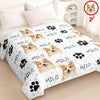 Custom Photo And Name On Quilt Blanket For Dog Lover LM32 897303