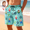 Custom Face Best Dad Ever Beach Shorts Gift For Father's Day CH07 911460