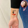 Custom Graduation Photo Look Who's Graduated Temporary Tattoos LM32 899751