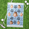 Custom Baby Photo Best Dad Ever For Golf Loving Golf Towel LM32 893577