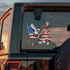 In God We Trust Patriotic Car Window Decal Sticker - American Christian Gift HO82 902150