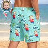 Custom Face Best Dad Ever Beach Shorts Gift For Father's Day CH07 911460