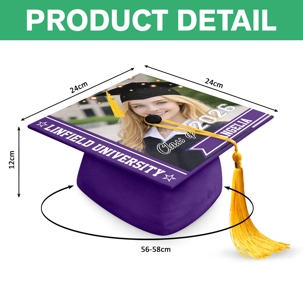Custom Photo And Name Class Of 2026 Graduation Cap TH10 898965