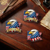 Personalized Patriotic US Flag Bald Eagle Acrylic Pin CH07 910990