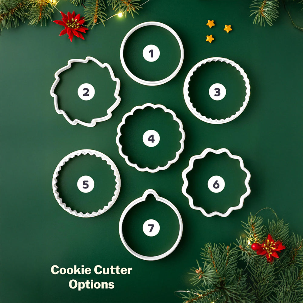 Personalized Custom Name And Christmas Icon Happy Holidays Cookie Stamp TH10 896835