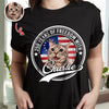 Custom Photo 250 Years Of Freedom With Dog Cat Dark Shirt HO82 894656