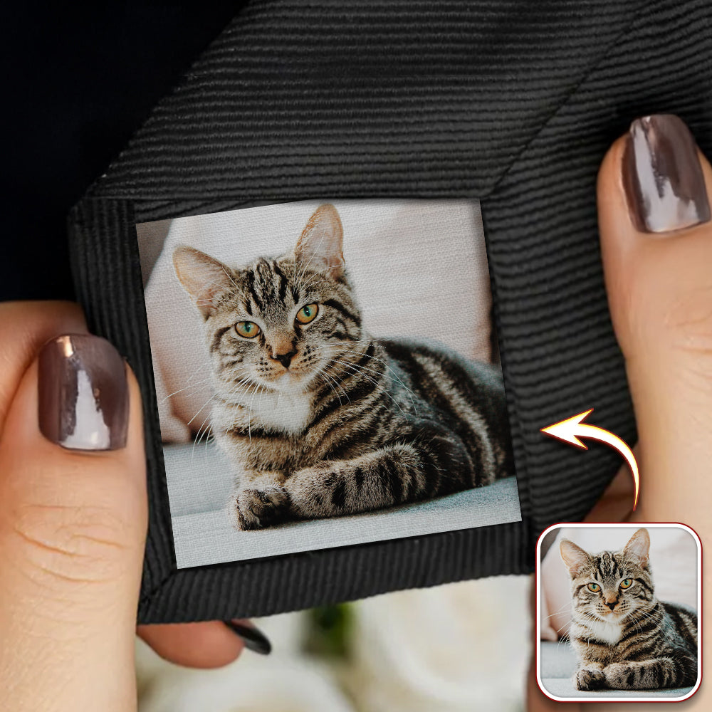Custom Dog Cat Photo Tie Patch For Men Gift For Pet Lovers HA75 897898