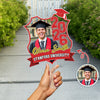 Custom Photo Class Of 2026 Graduation Face Fan HA75 920548