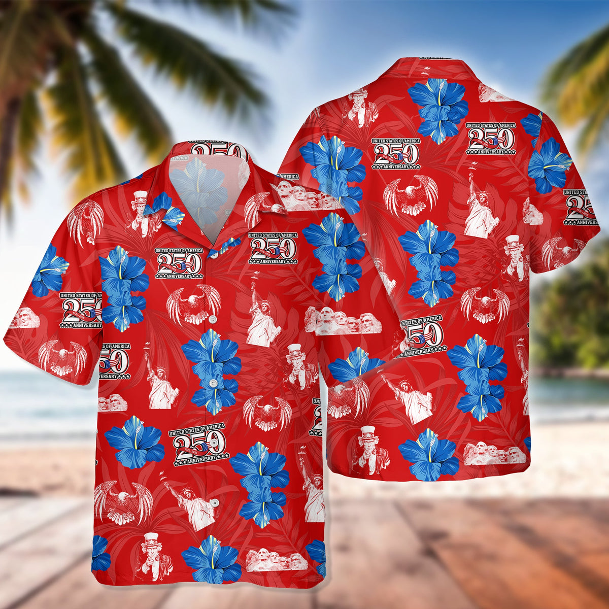 Personalized America 250 Anniversary 1776-2026 Hawaii Shirt TH10 898867