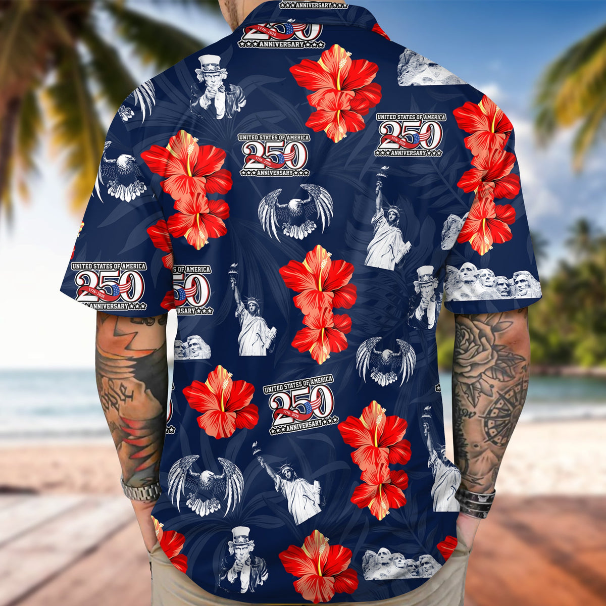 Personalized America 250 Anniversary 1776-2026 Hawaii Shirt TH10 898867
