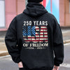 250 Years USA Of Freedom Backside Shirt TH10 896301