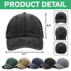 Custom Photo Happy Father's Day Life Would Be Boring Without Me Dog Washed Denim Baseball Cap HO82 893920