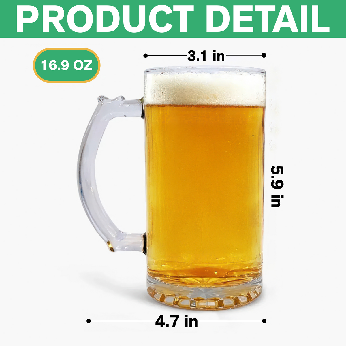 Custom Face Kid - From The Reasons You Drink Print Glass Beer Mug Father's Day Gift HA75 892098