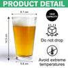 Custom Photo Thanks Dad We Woof You Print Beer Glass Father's Day Gift HA75 892218