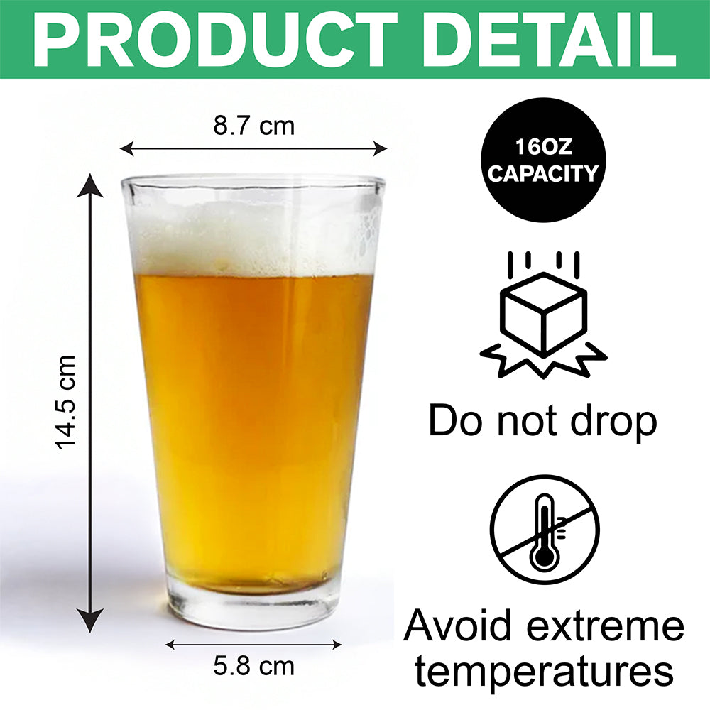 Custom Photo From The Reasons You Drink Print Beer Glass Gift For Dad, Christmas HO82 894338