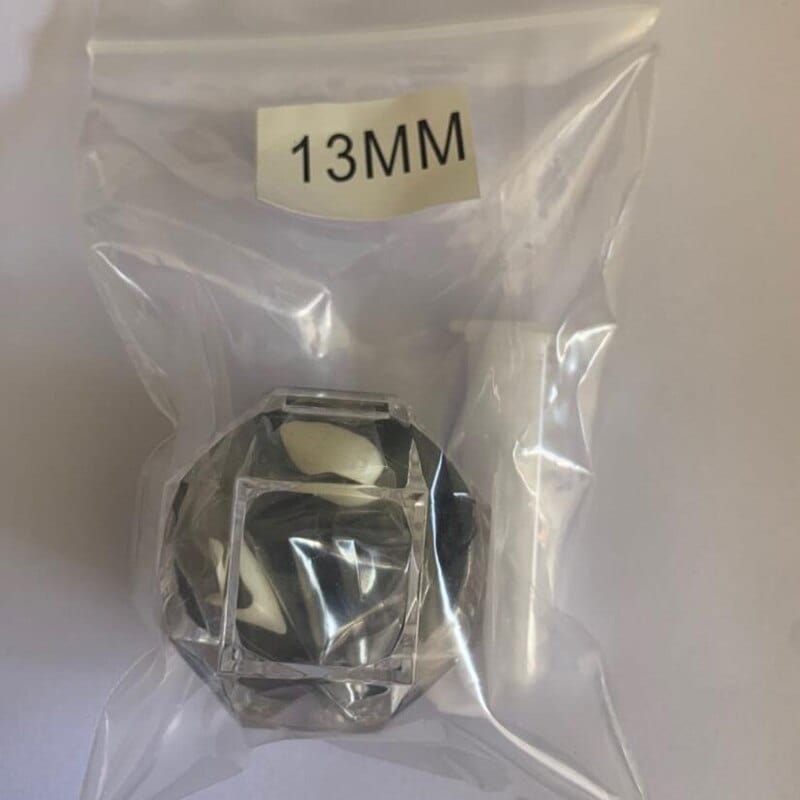 GeckoCustom 1 Pair Vampire Teeth Fangs Dentures Props Halloween Costume Props False Teeth Solid Glue Denture Adhesive Halloween Party Decor 1.3cm with glue 2