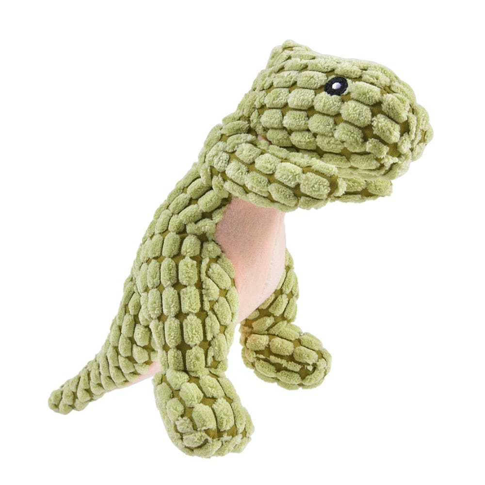 GeckoCustom 1PC Cats and Dogs Pet Plush Dinosaur Toys Interactive Dog Chew Toys Plush Stuffing Pet Supplies B / 25X9CM / CN