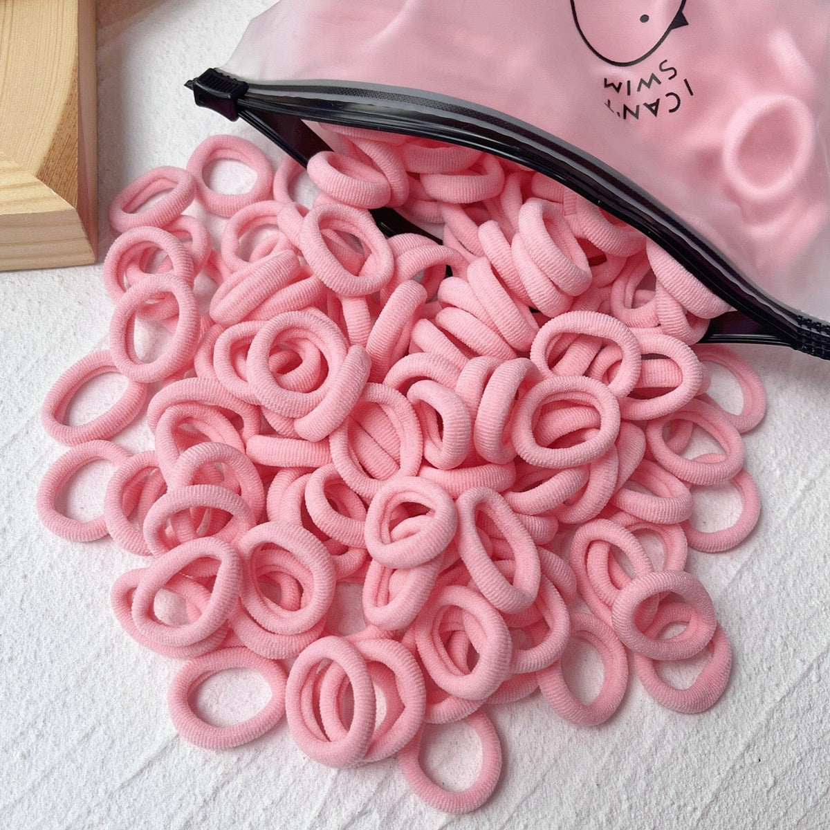 GeckoCustom 20/50pcs Kids Elastic Hair Bands Girls Sweets Scrunchie Rubber Band for Children Hair Ties Clips Headband Baby Hair Accessories 11 / 20 Pieces