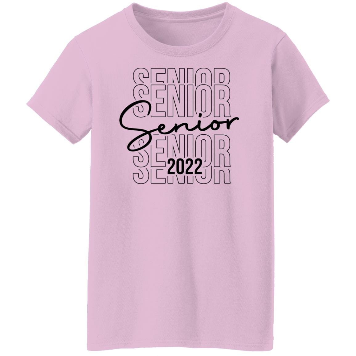 GeckoCustom #680202 Senior 2022 Shirt Women Tee / Light Pink / S