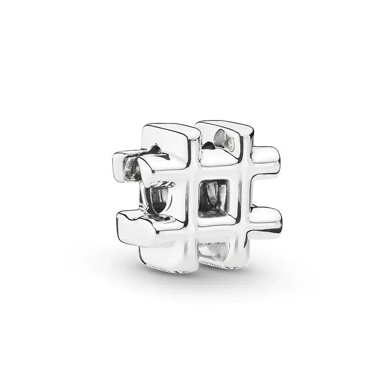 GeckoCustom 925 Sterling Silver Openwork Paw Print Infinity Charm Bead Fit Original Pandora Bracelet Necklace Jewelry Gift For Women SS376