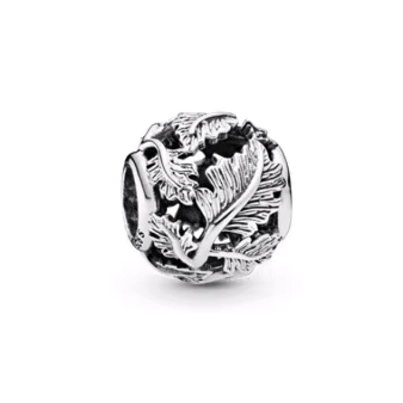 GeckoCustom 925 Sterling Silver Openwork Paw Print Infinity Charm Bead Fit Original Pandora Bracelet Necklace Jewelry Gift For Women SS1237