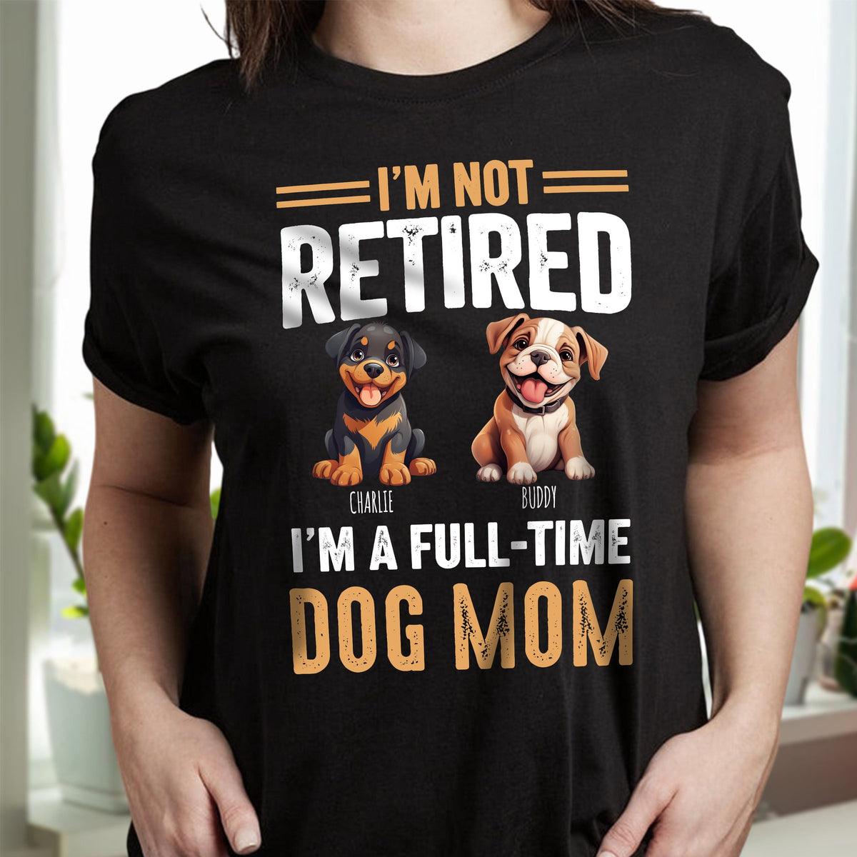 GeckoCustom A Full-time Dog Dad Dog Dog Dom Dark Sweatshirt Personalized Gift N369 HO82 893522