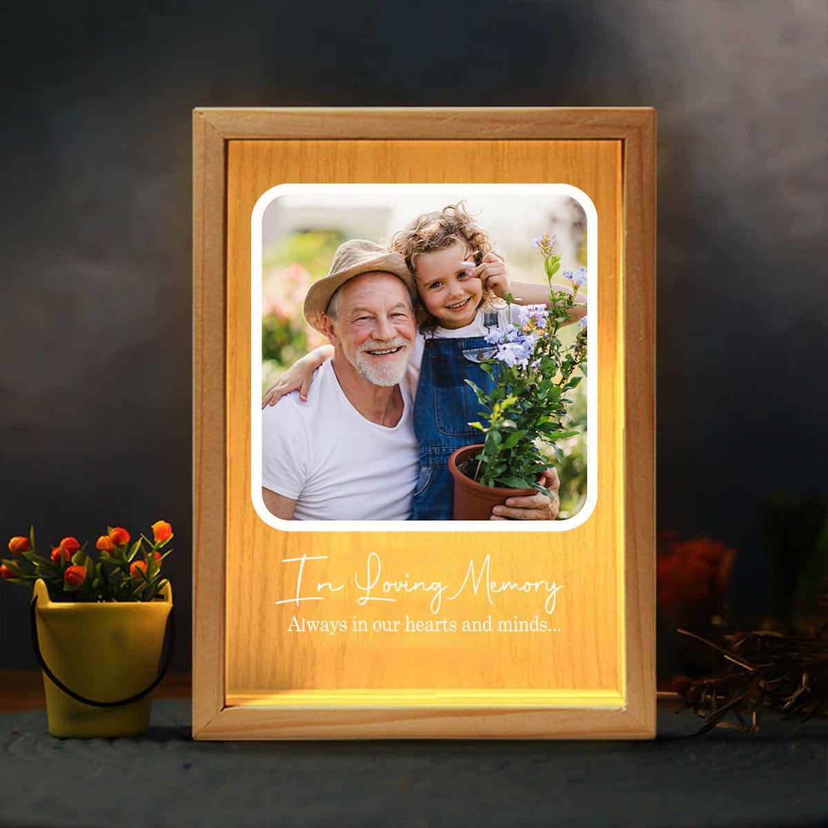 GeckoCustom Always In Our Hearts And Mind Memorial Light Box TH10 891701