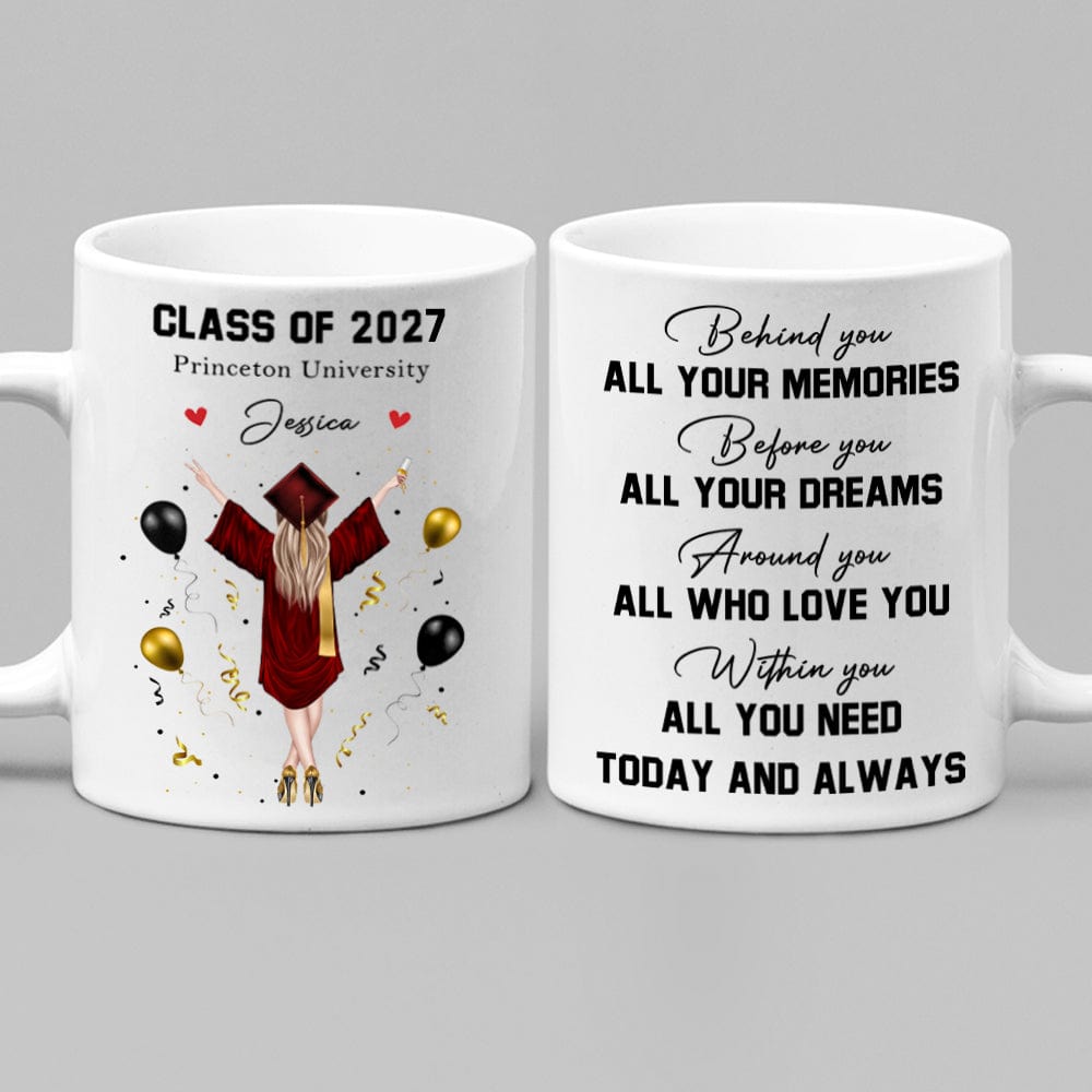 GeckoCustom Before You All Your Dreams Graduation Mug Personalized Gift TH10 892363