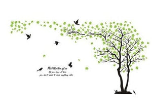 GeckoCustom Big size Lovers Tree Acrylic Wall Stickers for Living room Wall 3D art Decoration Accessories Home decor 4 / S 100CM 183CM