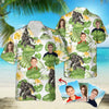 GeckoCustom Bigfoot Style And Upload Photo Camping Hawaiian Shirt, N304 1238239