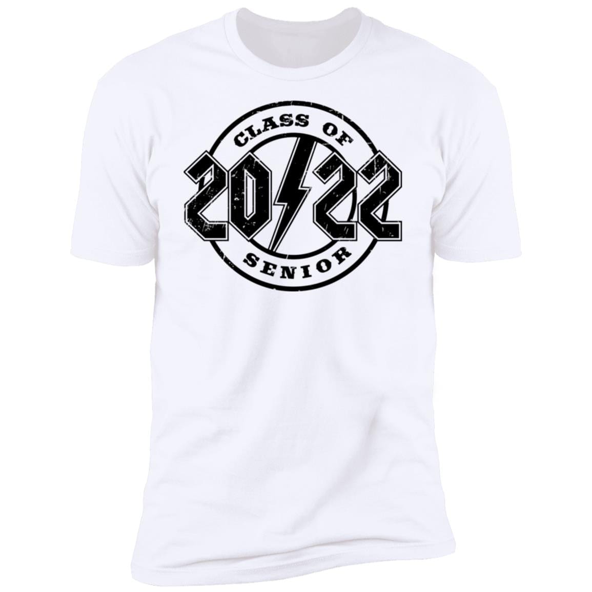 GeckoCustom class of 2022 rock style senior White Senior Premium Tee / White / X-Small
