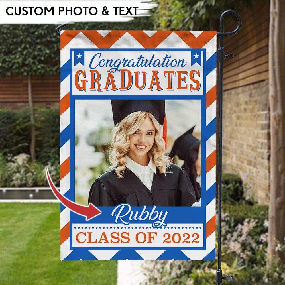 GeckoCustom Congratulation Graduation Garden Flag HN590 Without flagpole