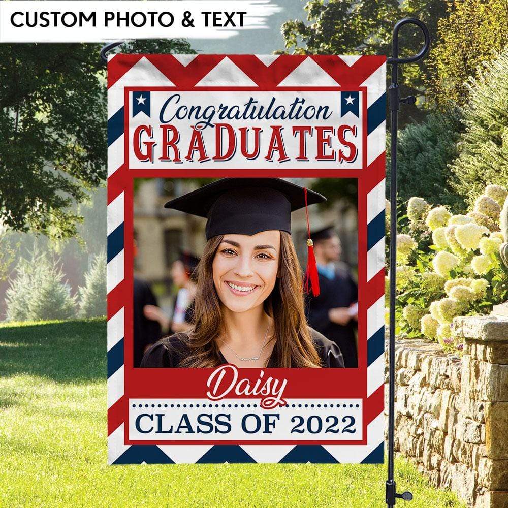 GeckoCustom Congratulation Graduation Garden Flag HN590