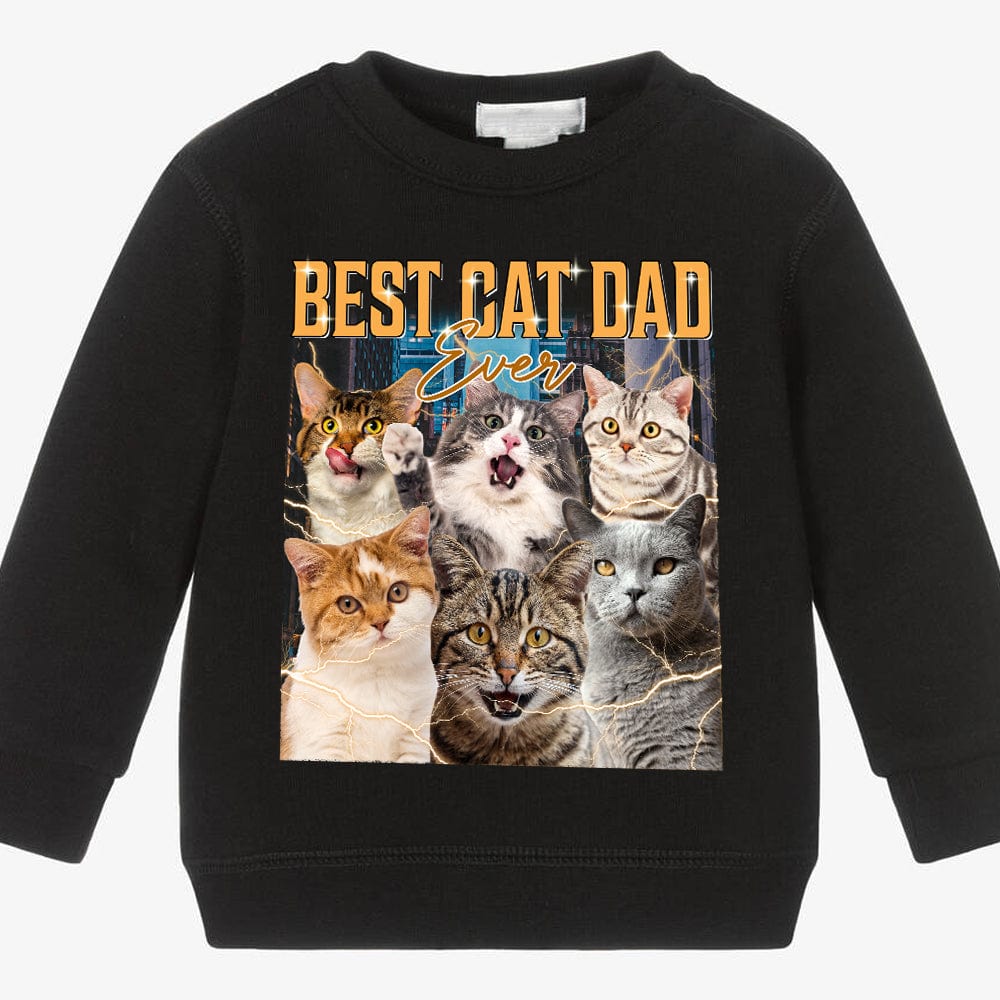 GeckoCustom Custom Cat Photo For Kids Sweatshirt 889729