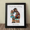 GeckoCustom Custom Couple Photo Collage Picture Frame – Perfect Valentine’s Gift LM32 893061 Picture Frame / 8"x10"